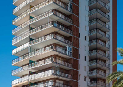 Instalación Bajantes Fecales y Cocina. Apartamentos HELIOPOLIS en Benicassim